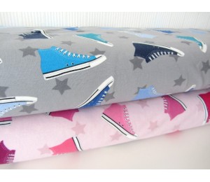 REST 40cm Jersey Sneakers - grau rosa